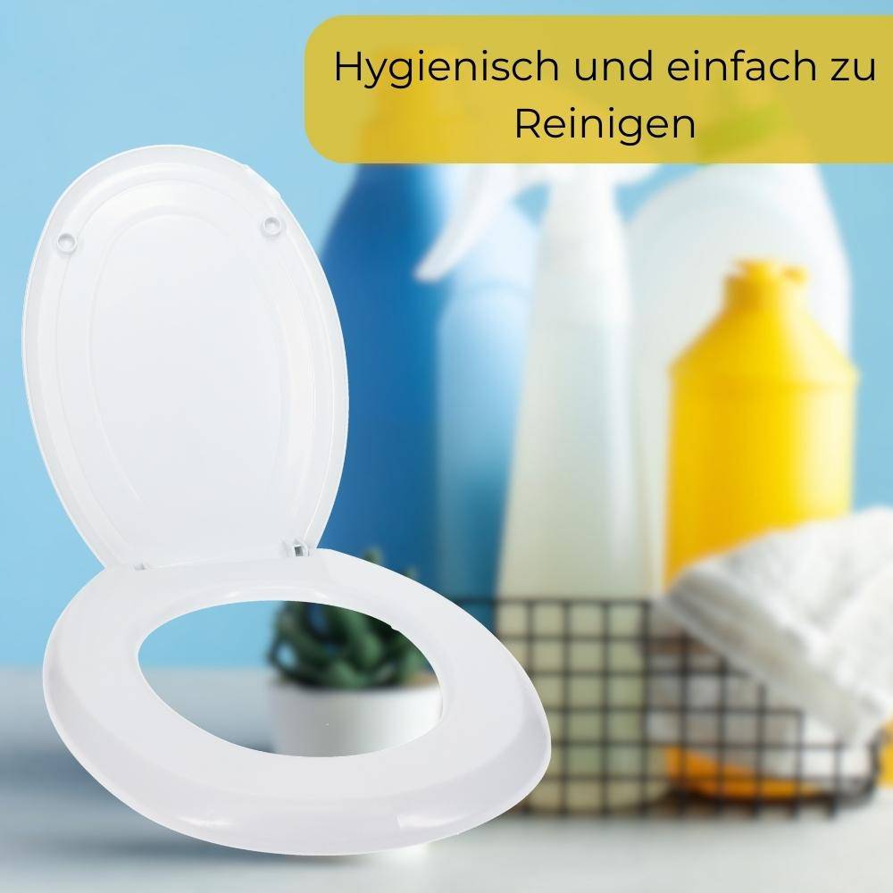 Universal Toilettendeckel weiß Klodeckel Klobrille Wc Toiletten Sitz Deckel