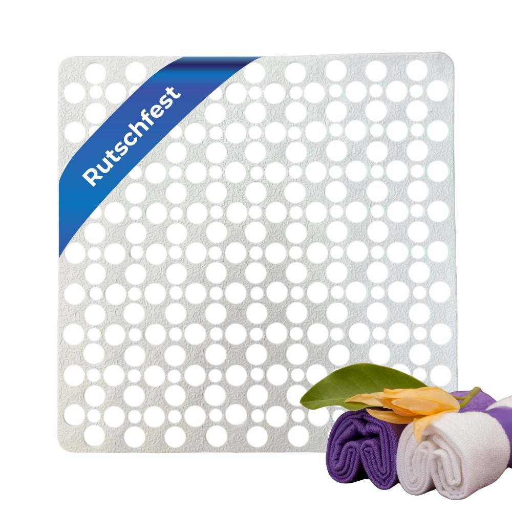 Duschmatte Rutschfest Duschwanneneinlage Antirutschmatte Dusche Rutschfeste Badematte Duscheinlage Duschvorleger Rutschmatte 53x53 cm