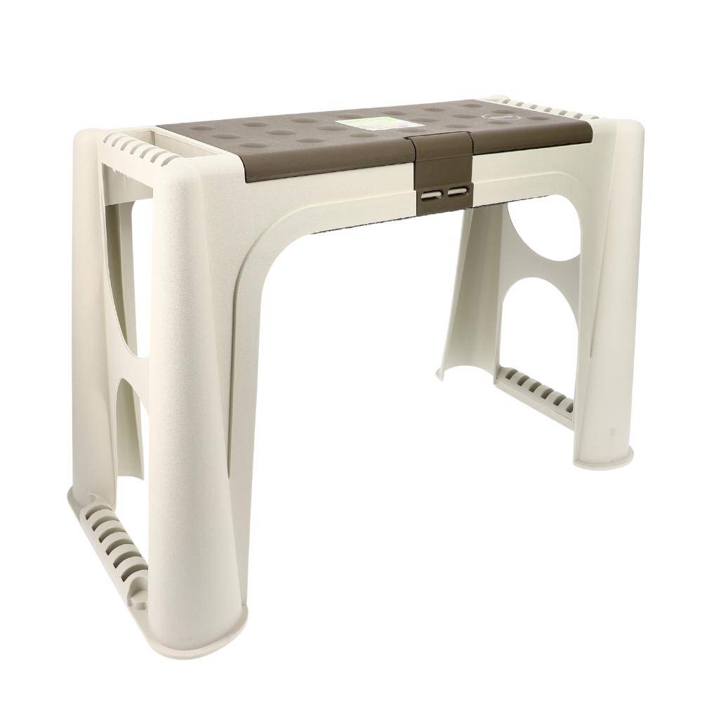 2in1 Hocker Kniekissen Kniebank Garten Bank Sitzhocker Gartenkniebank Stauraum