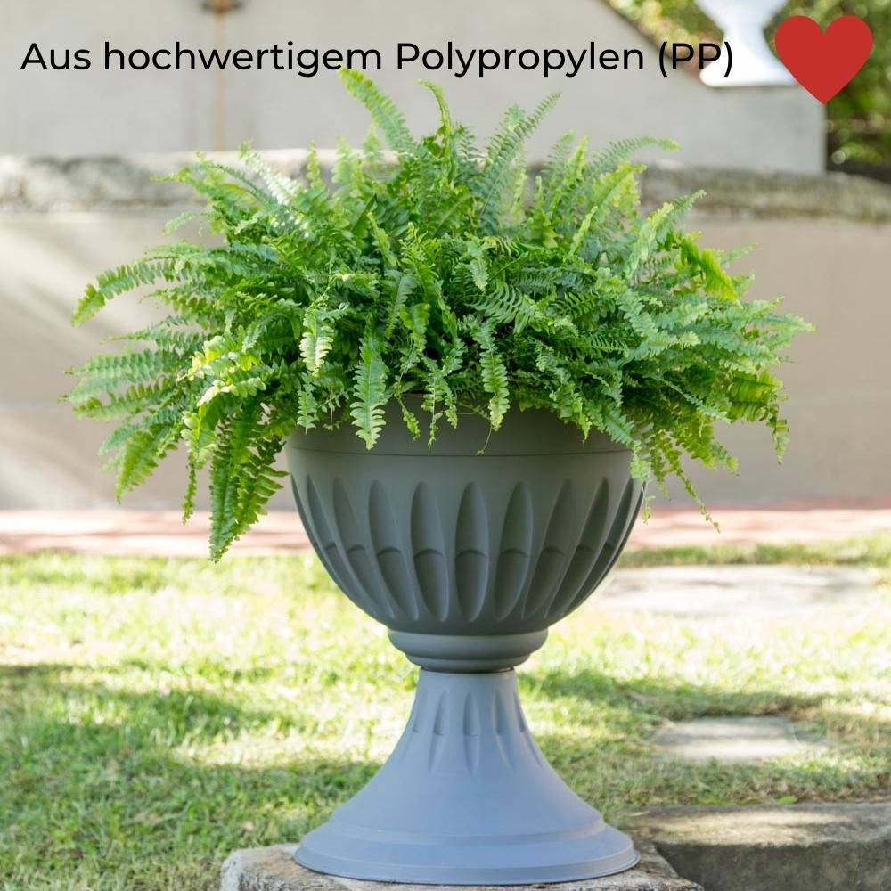 Blumentopf mit Ständer Ø 25 cm Terracotta