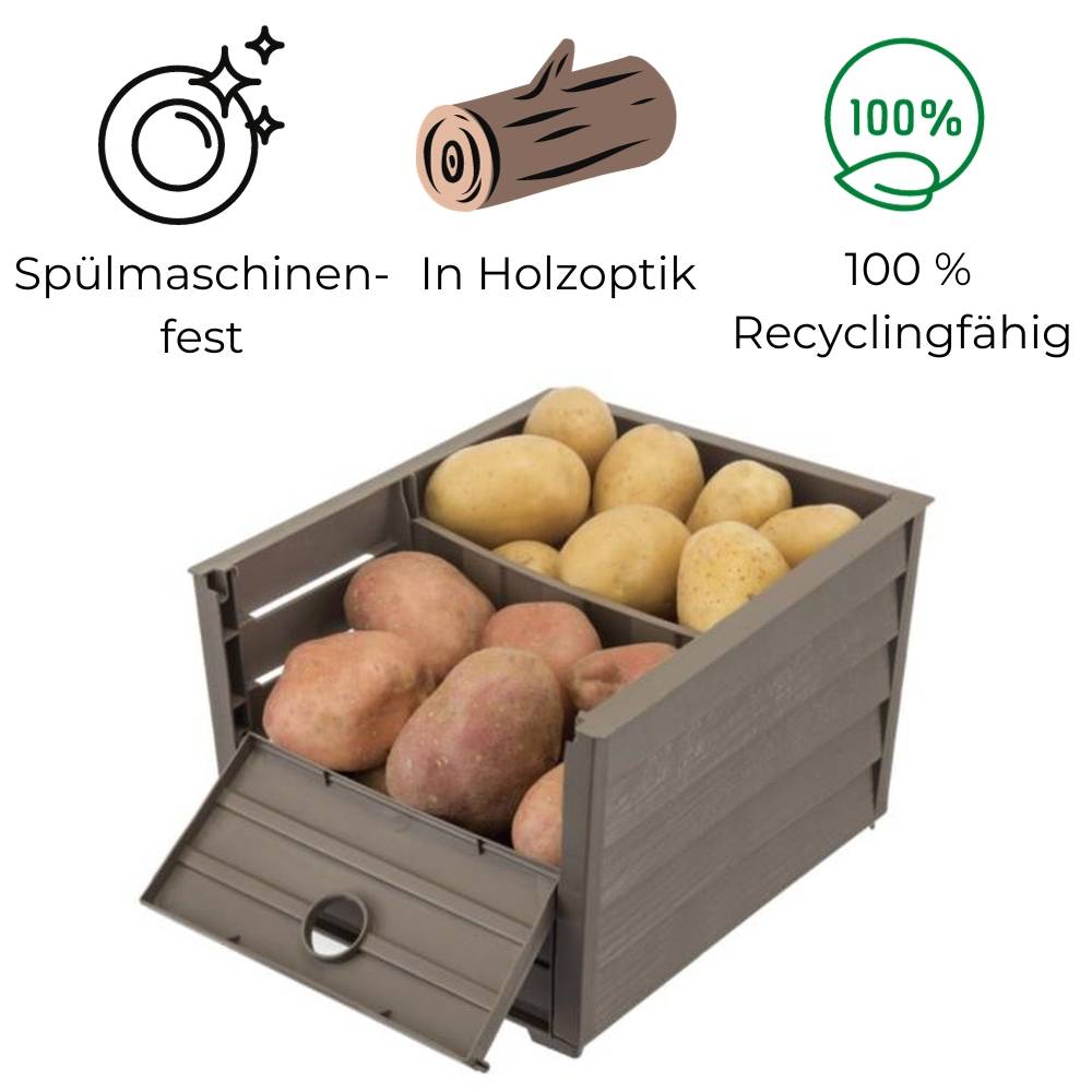 Kartoffel Kiste Gemüse Zwiebel Box Korb Behälter Obst Gemüse Vorratsbox