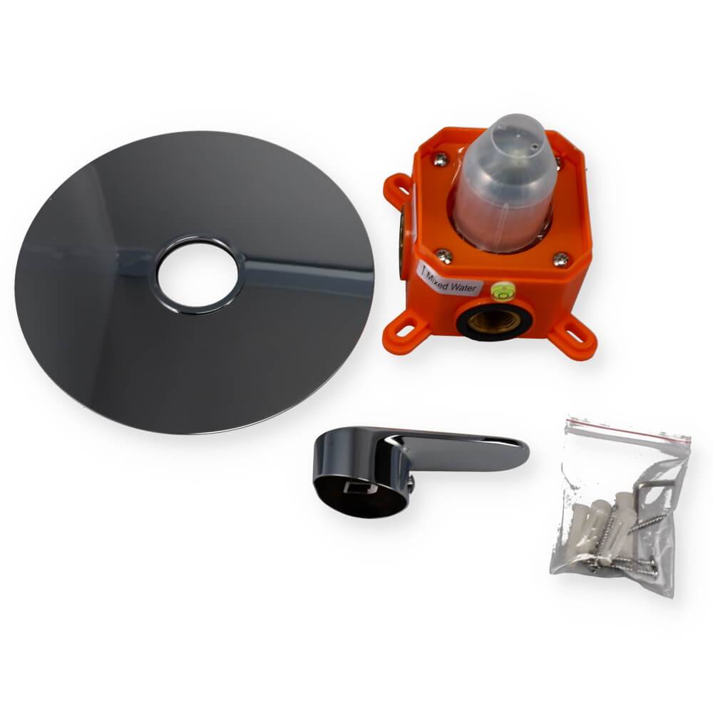 2566-13 Unterputz-Regendusche inkl. Armatur