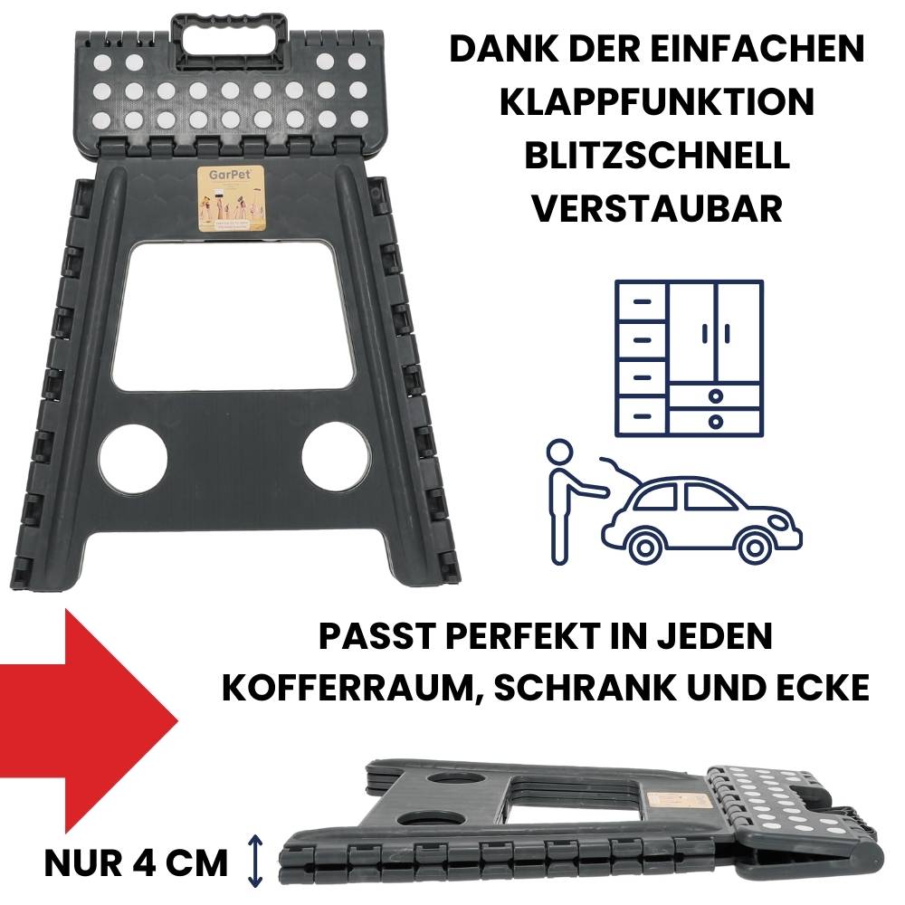 Klapphocker Campinghocker Faltbar Ultraleicht Falthocker Tritthocker Aufstiegshilfe 90 kg Camping Klapptritt Angelhocker