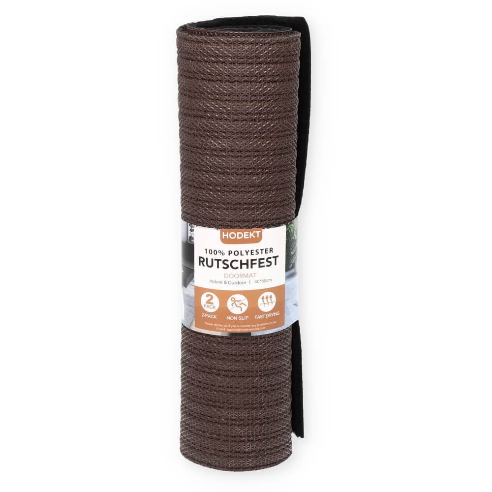 Fußmatte 2er Set Indoor Outdoor Haustür Schmutzfangmatte Türmatte Fußabstreifer