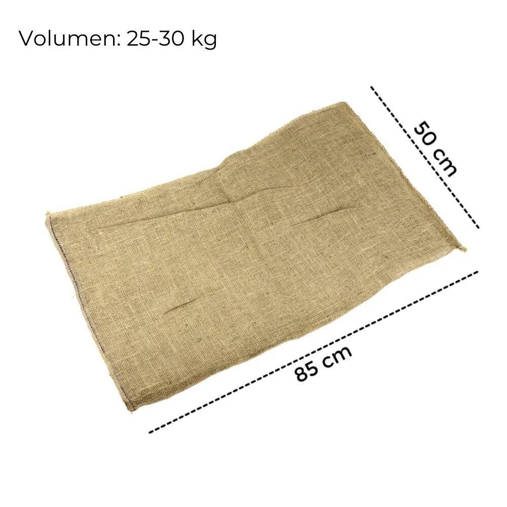 Jutesack Kartoffelsack Pflanzsack Jute Säcke Getreidesack Nuss Sack Apfelsack Pflanzenschutz 85x50 cm 12 Stück