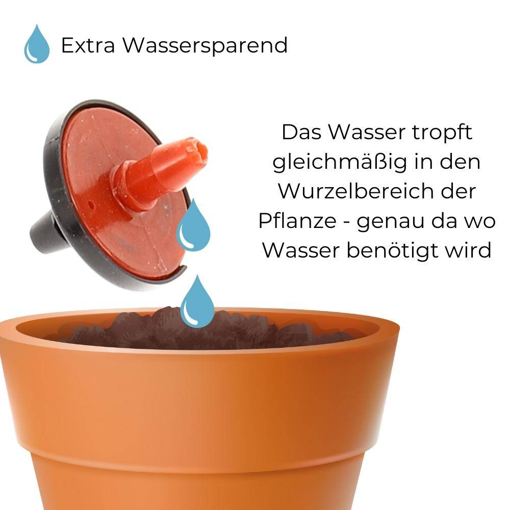 Bewässerungssystem Bewässerungsset 23 m Hochbeet Tropfbewässerung Bewässerung Garten Balkon Tröpfchenbewässerung Tropfschlauch