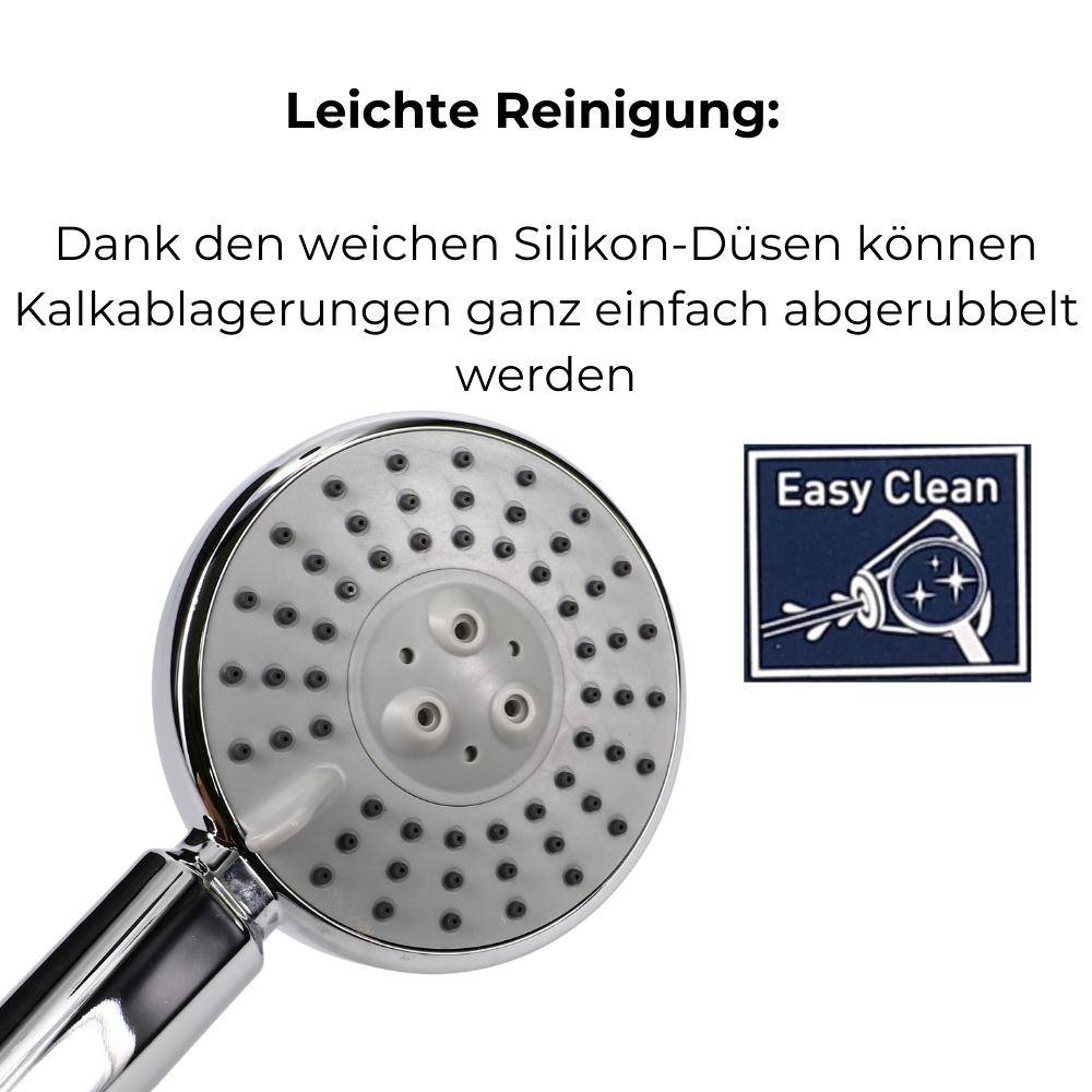 Duschkopf 3 Funktion Duschbrause Handbrause Wassersparender Brausekopf Antikalk