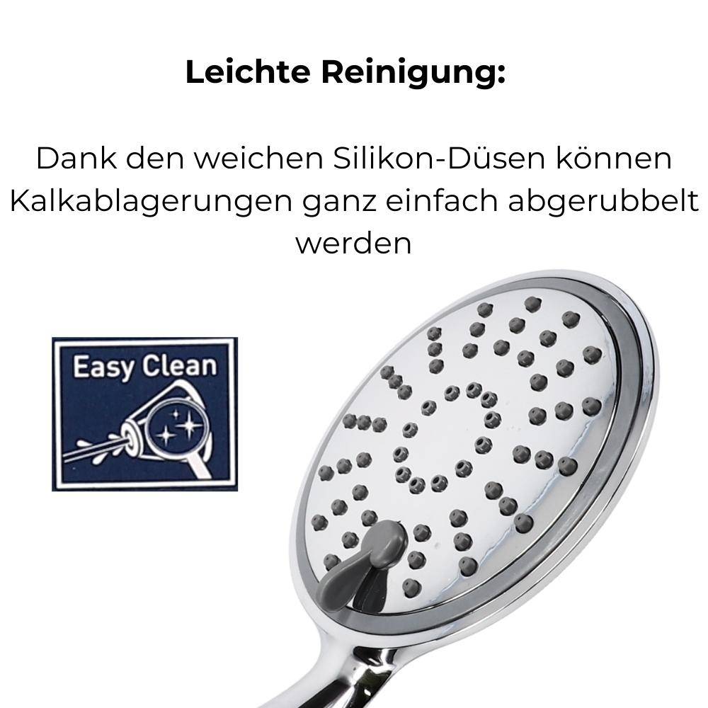 Duschkopf 3 Funktion Duschbrause Handbrause Wassersparender Brausekopf Antikalk