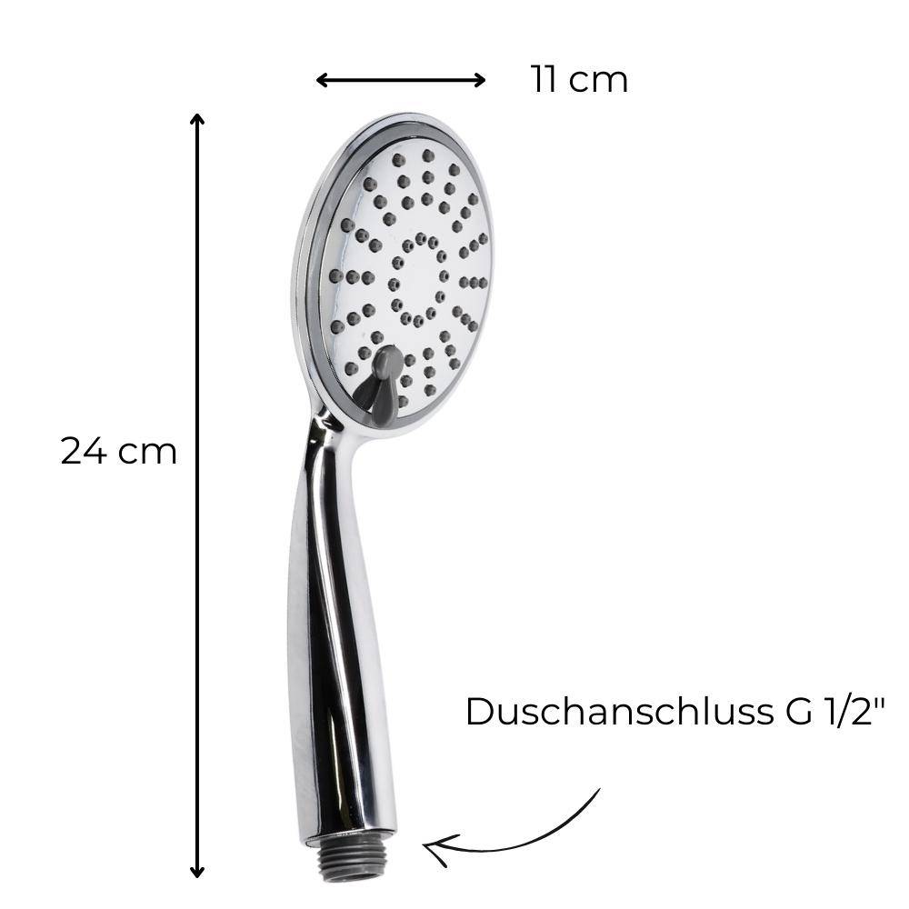 Duschkopf 3 Funktion Duschbrause Handbrause Wassersparender Brausekopf Antikalk