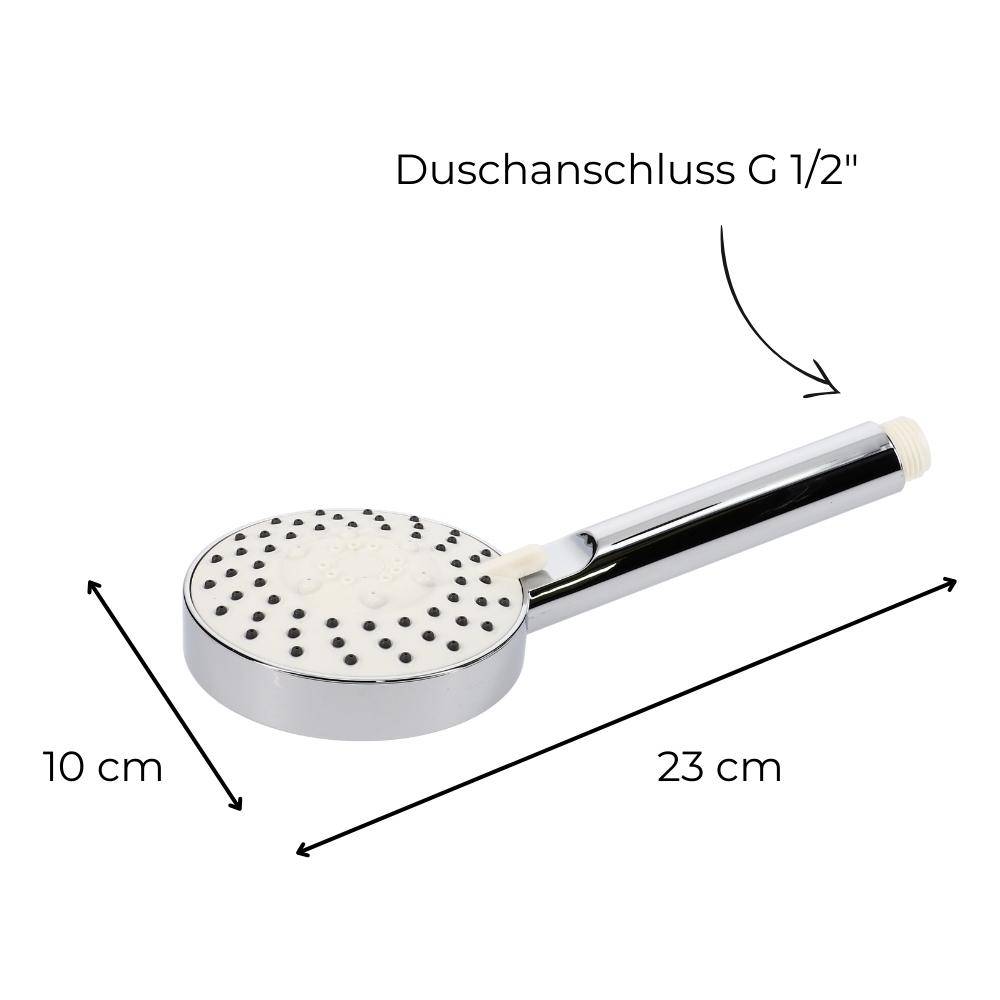 Duschkopf 3 Funktion Duschbrause Handbrause Wassersparender Brausekopf Antikalk