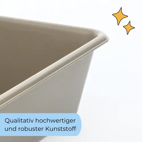 2x Katzenklo Katzentoilette offen Kitten ohne Deckel Katzen Schalentoilette Klo Toilette Zubehör Doppelpack Sparpaket 2x Katzenklo Katzentoilette offen Kitten ohne Deckel Katzen Schalentoilette Klo Toilette Zubehör Doppelpack Sparpaket