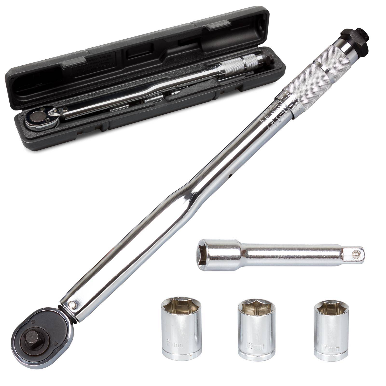 hanSe Drehmomentschlüssel Set im Koffer Präzisionswerkzeug Chrom-Vanadium-Stahl