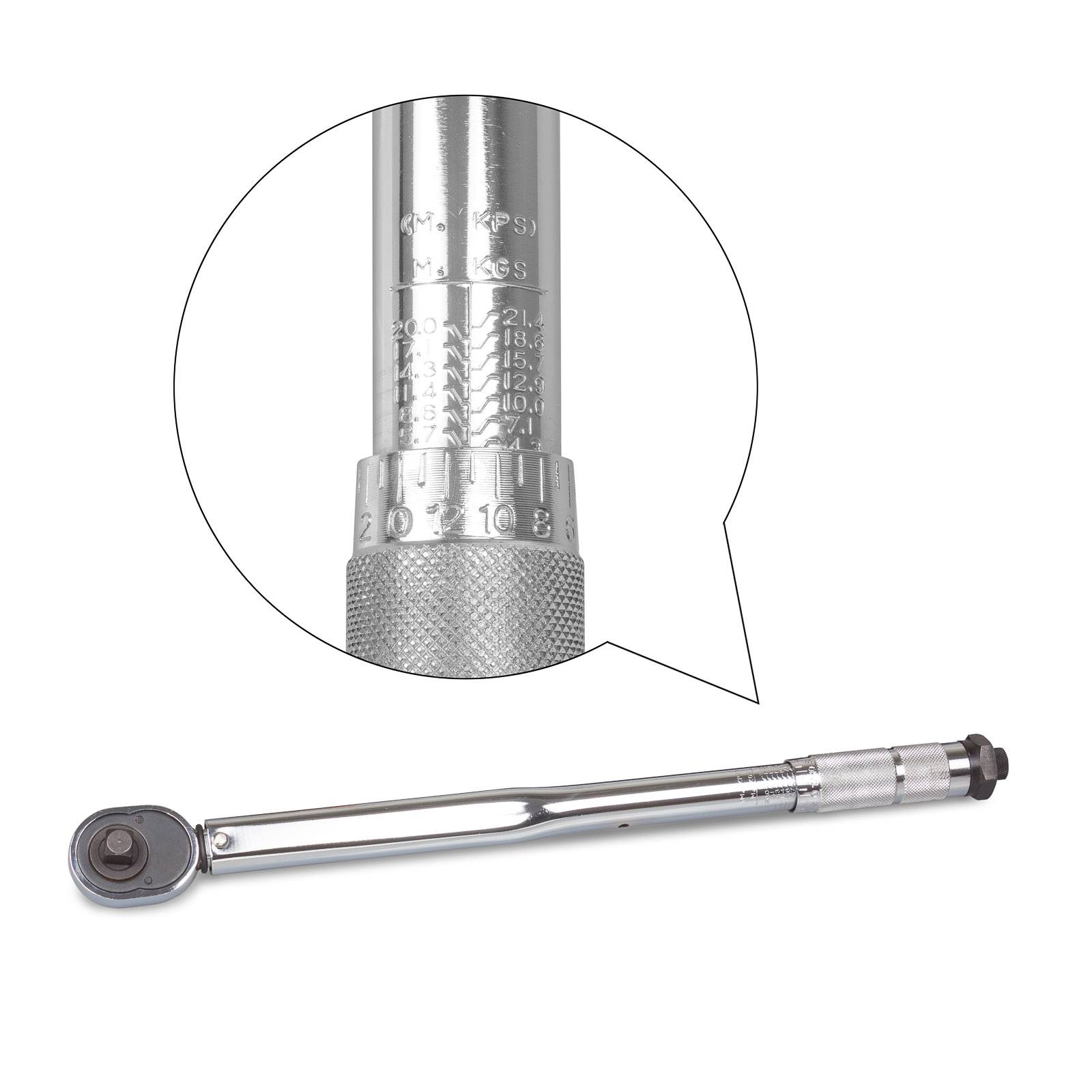 hanSe Drehmomentschlüssel Set im Koffer Präzisionswerkzeug Chrom-Vanadium-Stahl