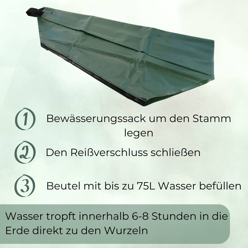 4x Baumbewässerungssack Wassersack für Bäume Baum Bewässerungssack Wasserbeutel Gießsack Baumsack Baumbewässerungsbeutel Baumbeutel