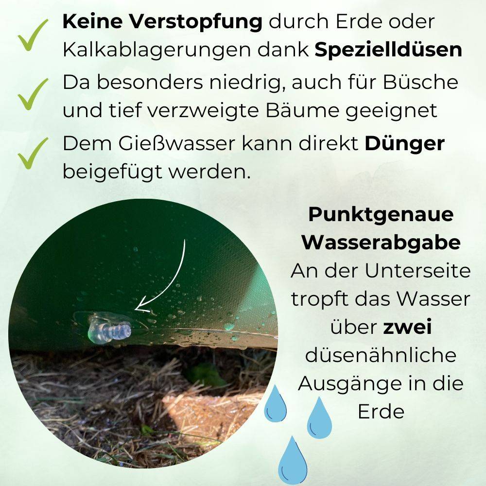 4x Bewässerungsring Donut Baumbewässerungssack Wassersack für Bäume Gießring Baum Bewässerungssack Bewässerungsringe für Bäume Baumsack