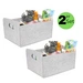 2x Aufbewahrungsbox faltbar Stoff Aufbewahrungskorb faltbar Schrank Organizer Filzkorb Aufbewahrung faltbare Stoffbox klein 25x31x15 hellgrau 2x Aufbewahrungsbox faltbar Stoff Aufbewahrungskorb faltbar Schrank Organizer Filzkorb Aufbewahrung faltbare Stoffbox klein 25x31x15 hellgrau
