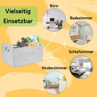 2x Aufbewahrungsbox faltbar Stoff Aufbewahrungskorb faltbar Schrank Organizer Filzkorb Aufbewahrung faltbare Stoffbox klein 25x31x15 hellgrau 2x Aufbewahrungsbox faltbar Stoff Aufbewahrungskorb faltbar Schrank Organizer Filzkorb Aufbewahrung faltbare Stoffbox klein 25x31x15 hellgrau