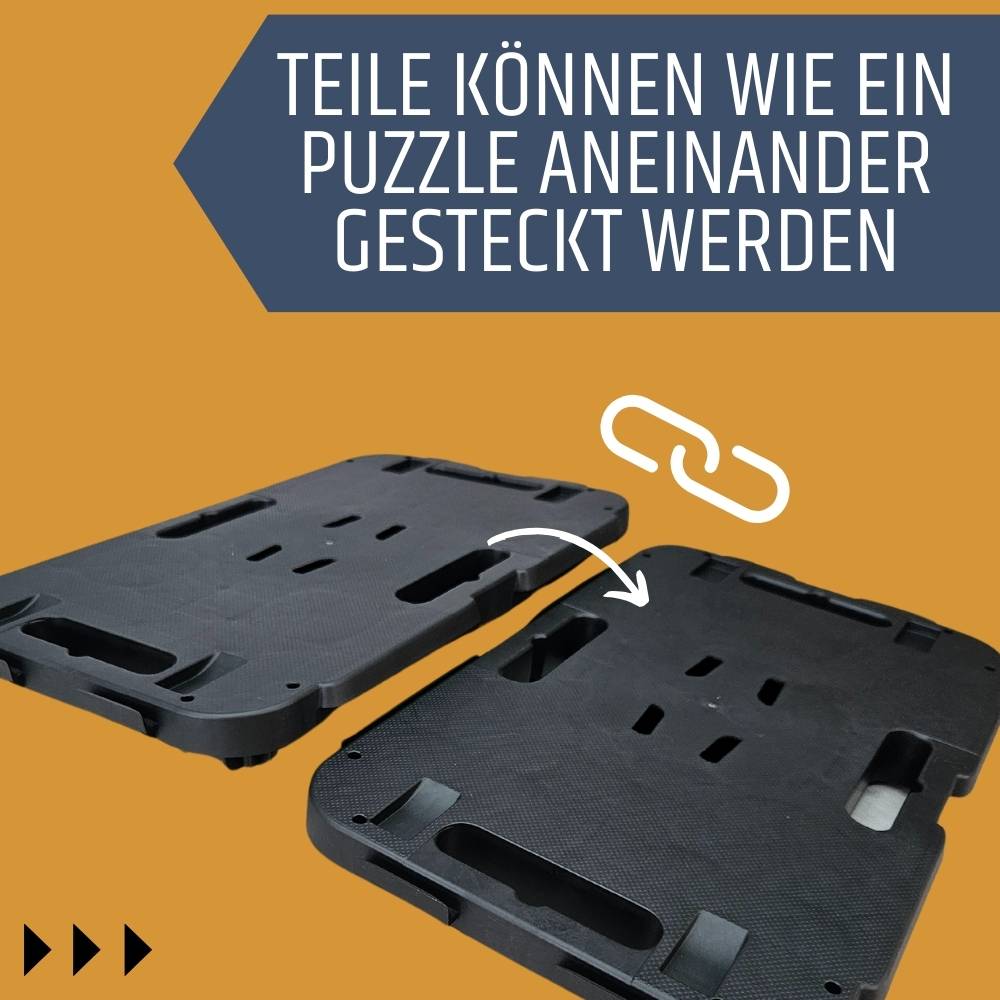 2x Transportroller Rollbrett Transportrollen Rollbrett Werkstatt Pflanzen Rollbretter Transport Möbelrollen flach Pflanzenroller eckig