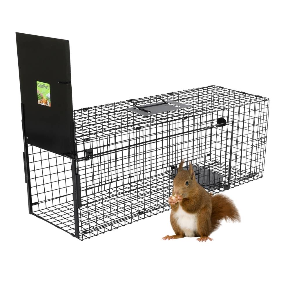 Fuchsfalle Einzeltür Lebendfalle Marder Waschbärfalle Eichhörnchenfalle Drahtfalle Tierfalle Hasenfalle Wetterfest 80