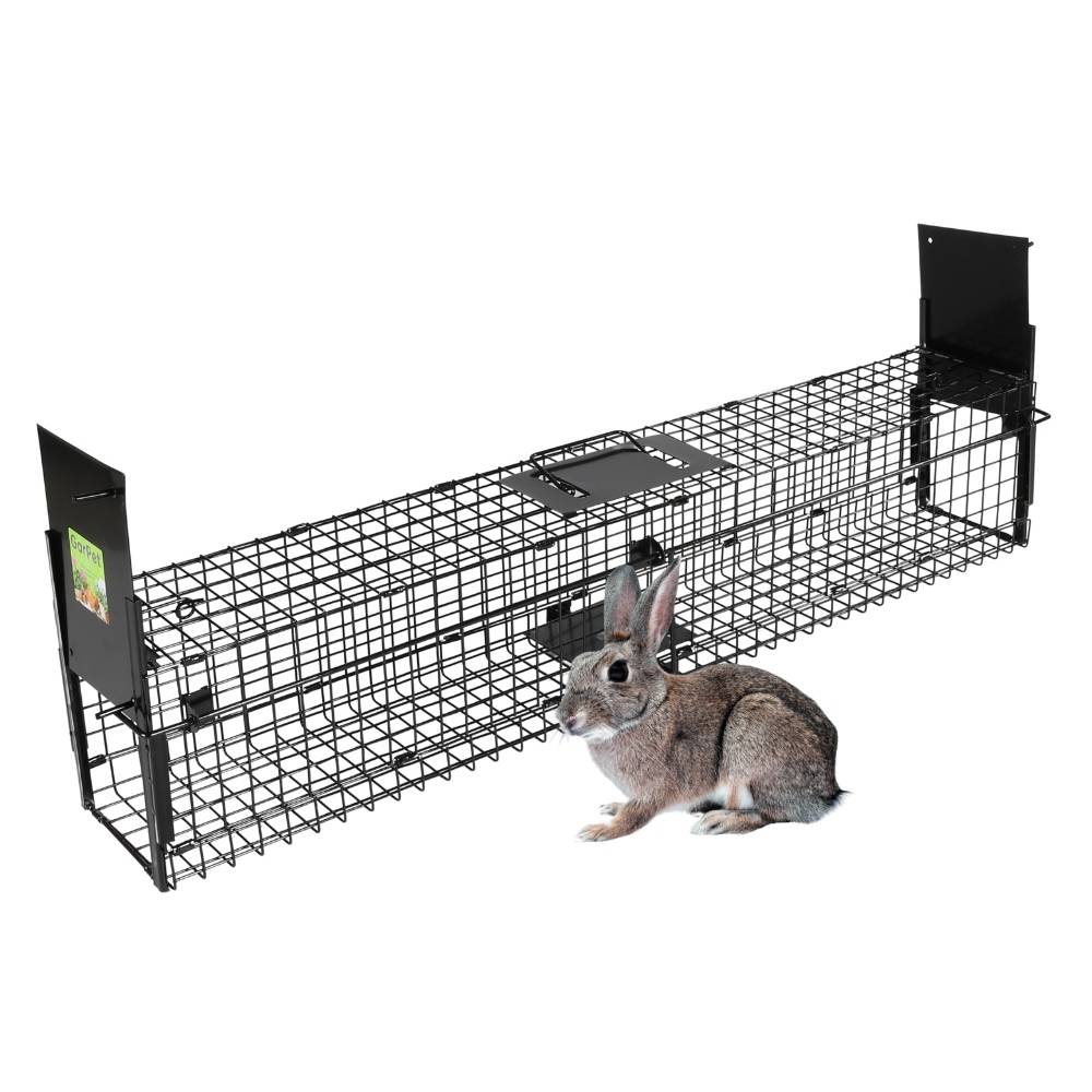 Rattenfalle Doppeltür Lebendfalle Marder Siebenschläfer Eichhörnchenfalle Drahtfalle Tierfalle Hasenfalle Wetterfest 100