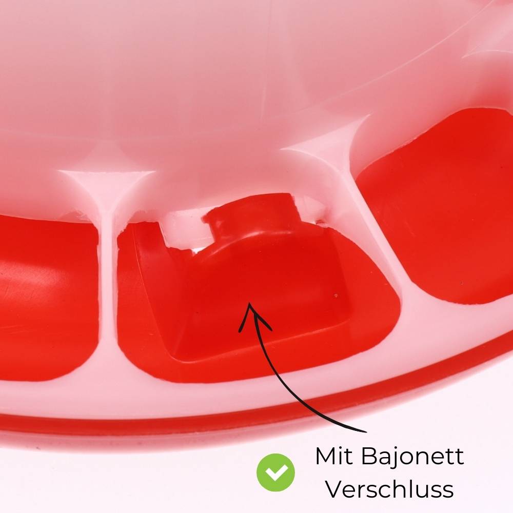 2x Futterautomat Hühner 10 Kg Futterspender Hühner Futtertrog Küken Hühnerfutter Automat Hühner Zubehör Geflügel Futternapf