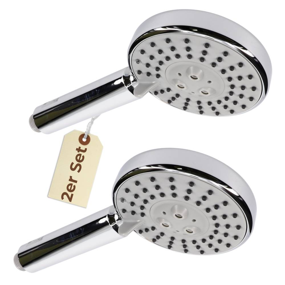 2x Duschkopf Wassersparend 3 Funktion Duschbrause Handbrause Dusche Brausekopf Dusche Antikalk Shower Head