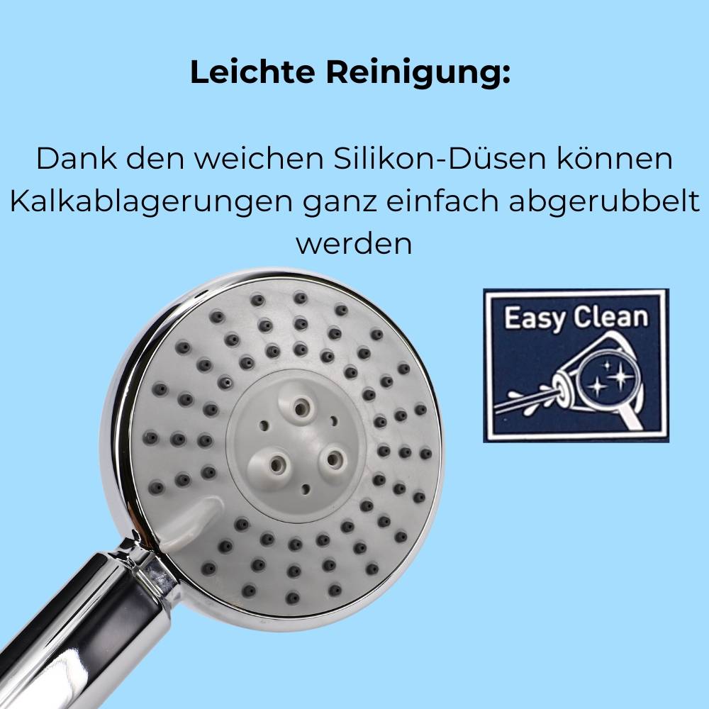 2x Duschkopf Wassersparend 3 Funktion Duschbrause Handbrause Dusche Brausekopf Dusche Antikalk Shower Head