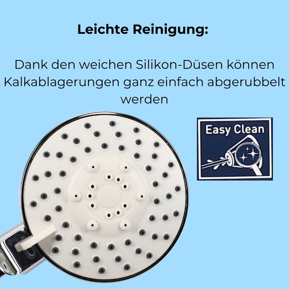2x Duschkopf Wassersparend 3 Funktion Duschbrause Handbrause Dusche Brausekopf Dusche Antikalk Shower Head