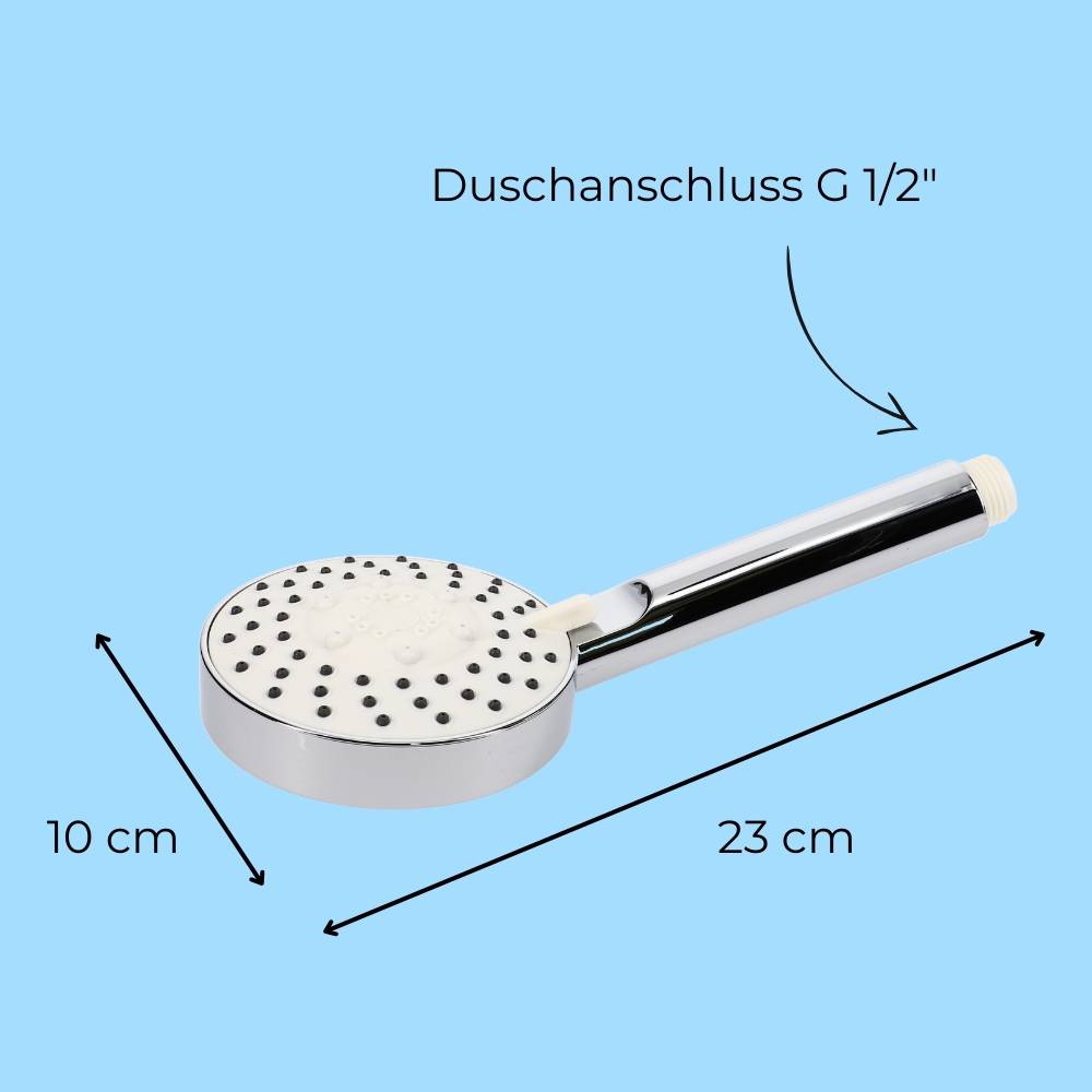 2x Duschkopf Wassersparend 3 Funktion Duschbrause Handbrause Dusche Brausekopf Dusche Antikalk Shower Head