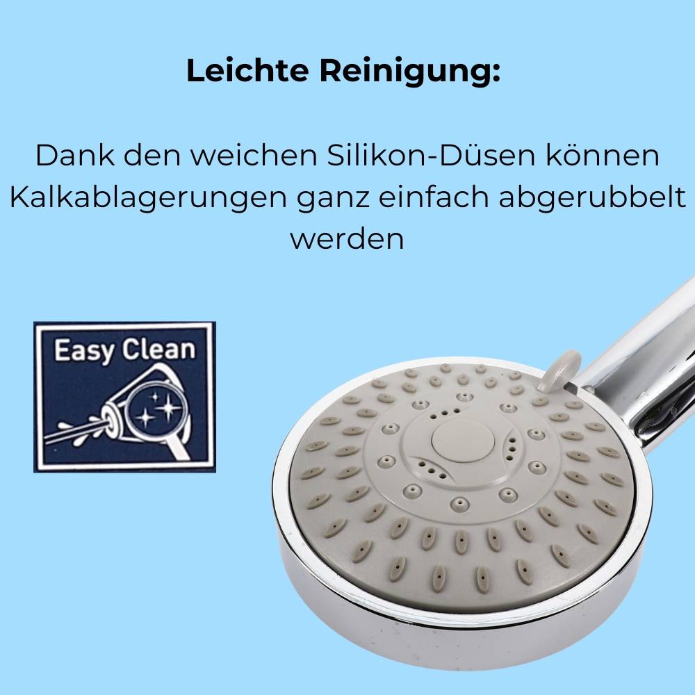 2x Duschkopf Wassersparend 5 Funktion Duschbrause Handbrause Dusche Brausekopf Dusche Antikalk Shower Head