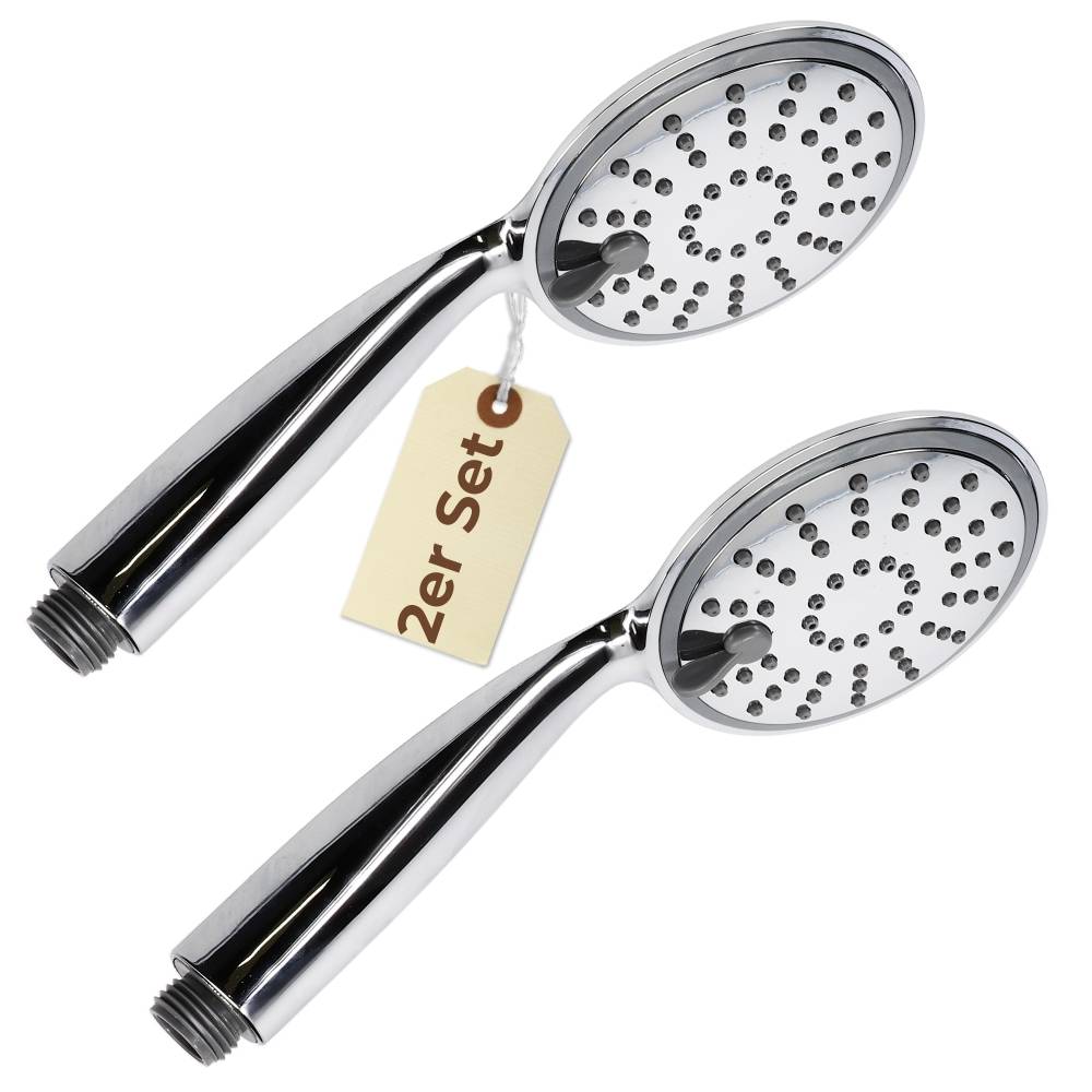 2x Duschkopf Wassersparend 3 Funktion Duschbrause Handbrause Dusche Brausekopf Dusche Antikalk Shower Head