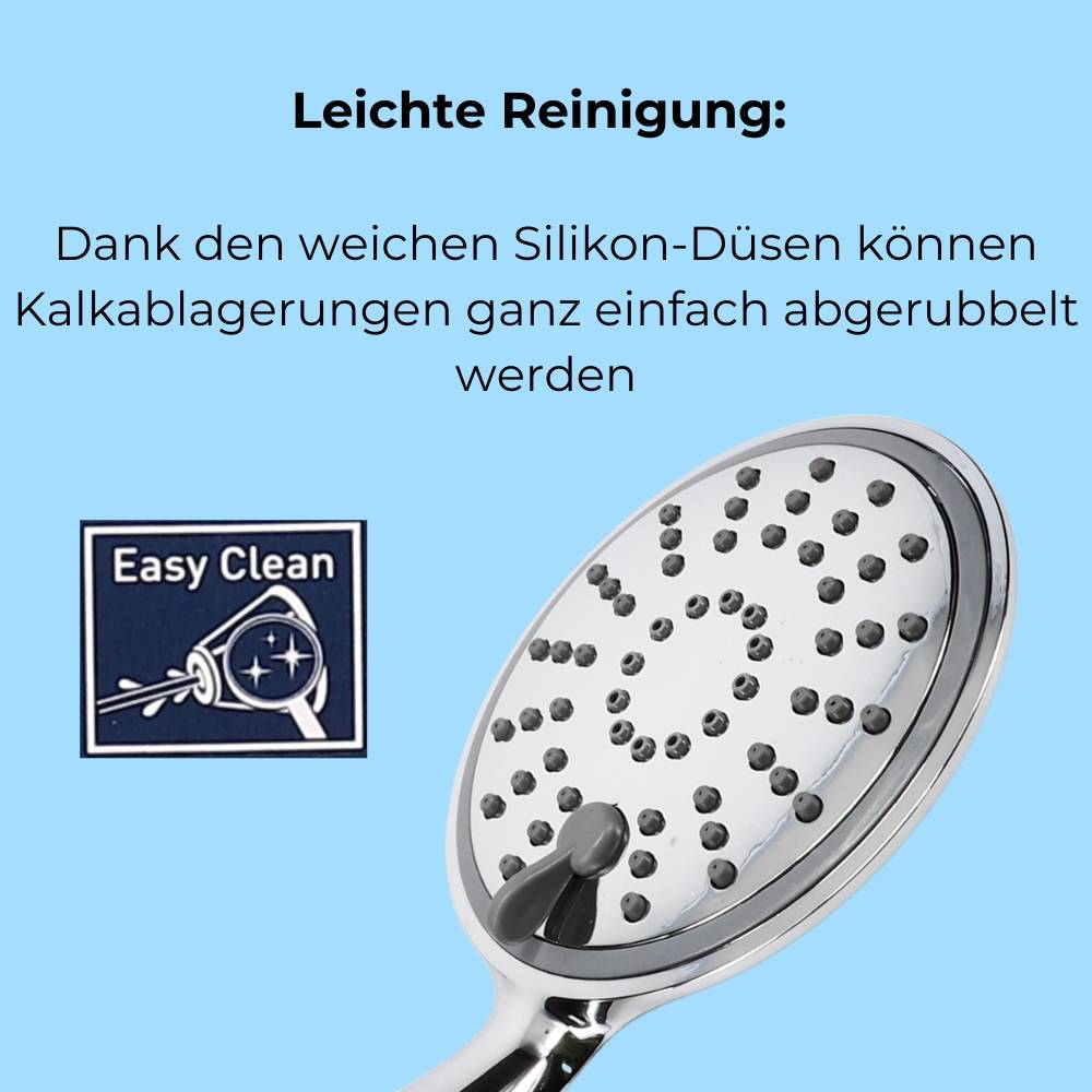 2x Duschkopf Wassersparend 3 Funktion Duschbrause Handbrause Dusche Brausekopf Dusche Antikalk Shower Head