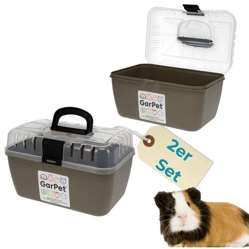 2x Transportbox Kleintier Meerschweinchen Hamster Vogel Mäuse Nagetier Tiertransportbox Trage Box Reisebox Kleintiertransportbox Transportkiste 2x Transportbox Kleintier Meerschweinchen Hamster Vogel Mäuse Nagetier Tiertransportbox Trage Box Reisebox Kleintiertransportbox Transportkiste