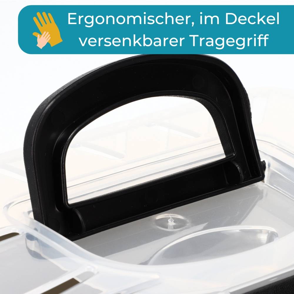 2x Transportbox Kleintier Meerschweinchen Hamster Vogel Mäuse Nagetier Tiertransportbox Trage Box Reisebox Kleintiertransportbox Transportkiste