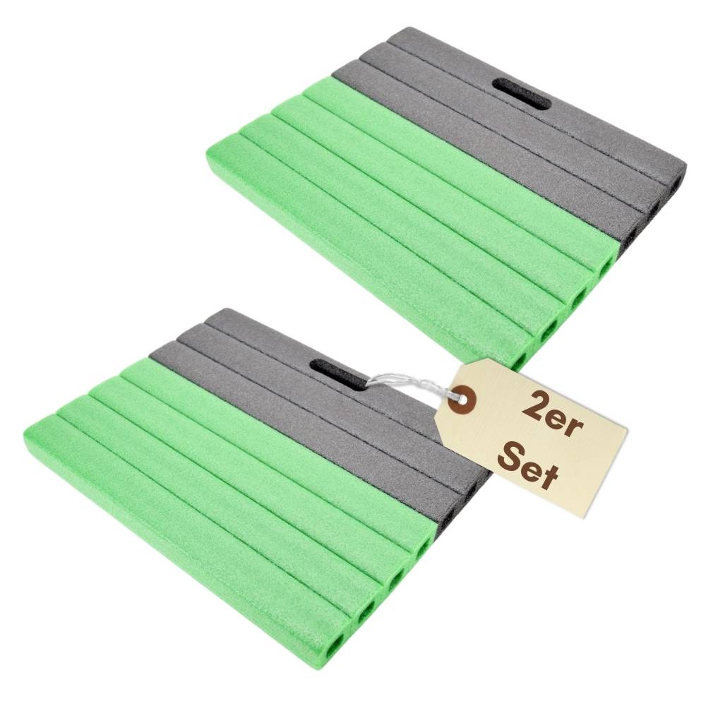 2x Kniekissen Garten Kniematte Gartenarbeit Knieschützer Schutz Kniekissen Matte Sitzkissen Kniepolster Mehrzweck Knieschoner Arbeiten 40x30