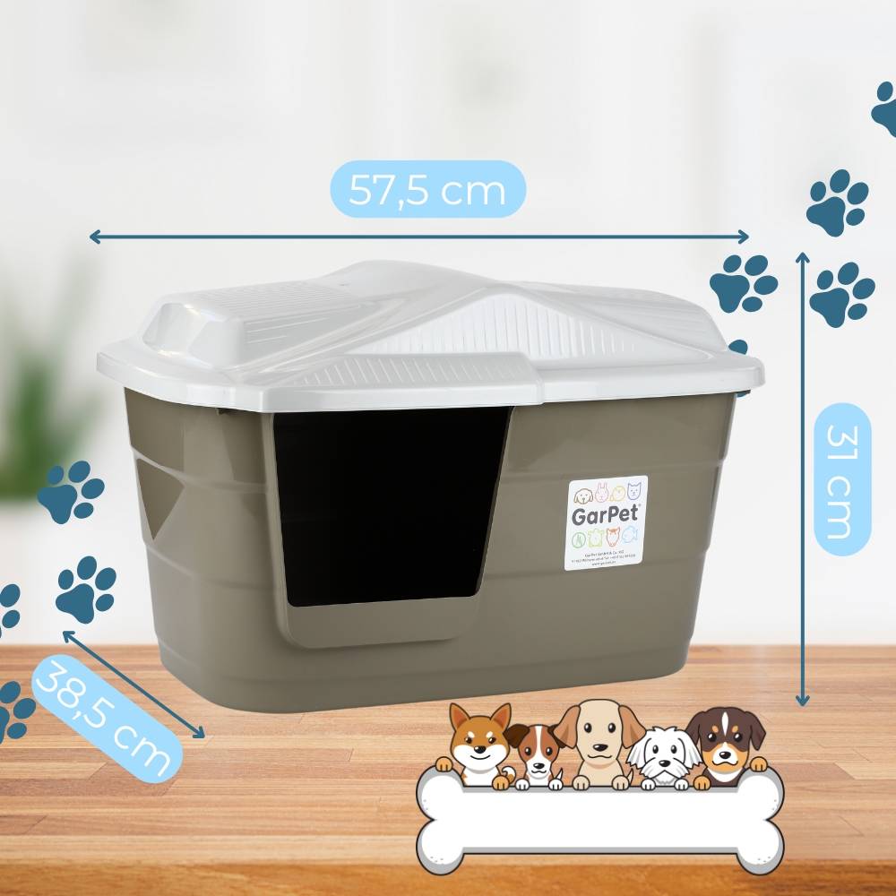 2x Hundehütte Katzenhütte Hundehöhle für kleine Hunde Katzenhöhle Hundehaus Katzenhaus Indoor Outdoor Wetterfest Kunststoff Drinnen Draußen