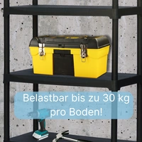 2x Steckregal Kunststoff Standregal Vorratsregal Haushaltsregal Regal Abstellkammer Vorratskammer Keller Lager 5 Böden 80 x 40 x 176 cm 2x Steckregal Kunststoff Standregal Vorratsregal Haushaltsregal Regal Abstellkammer Vorratskammer Keller Lager 5 Böden 80 x 40 x 176 cm