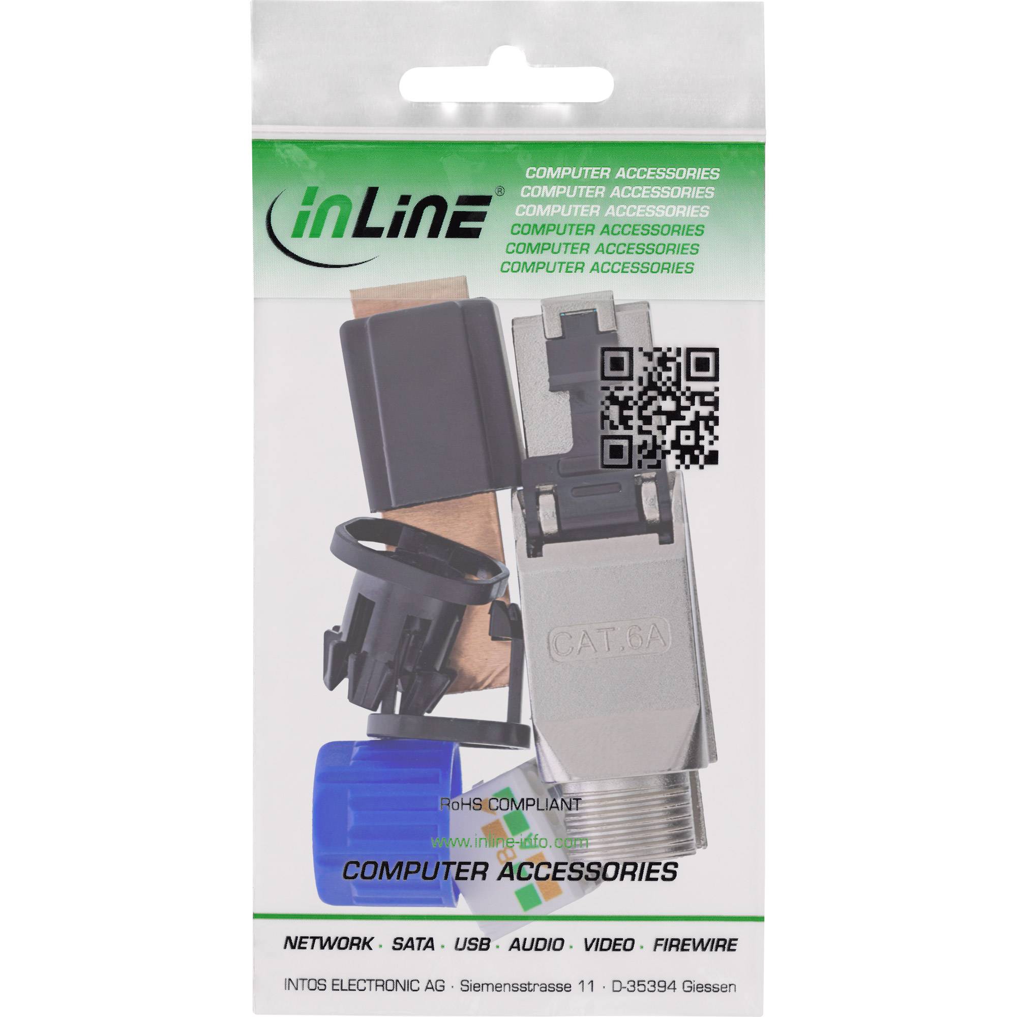 INLINE - RJ45 Stecker Cat.6A 500MHz - feldkonfektionierbar - geschirmt