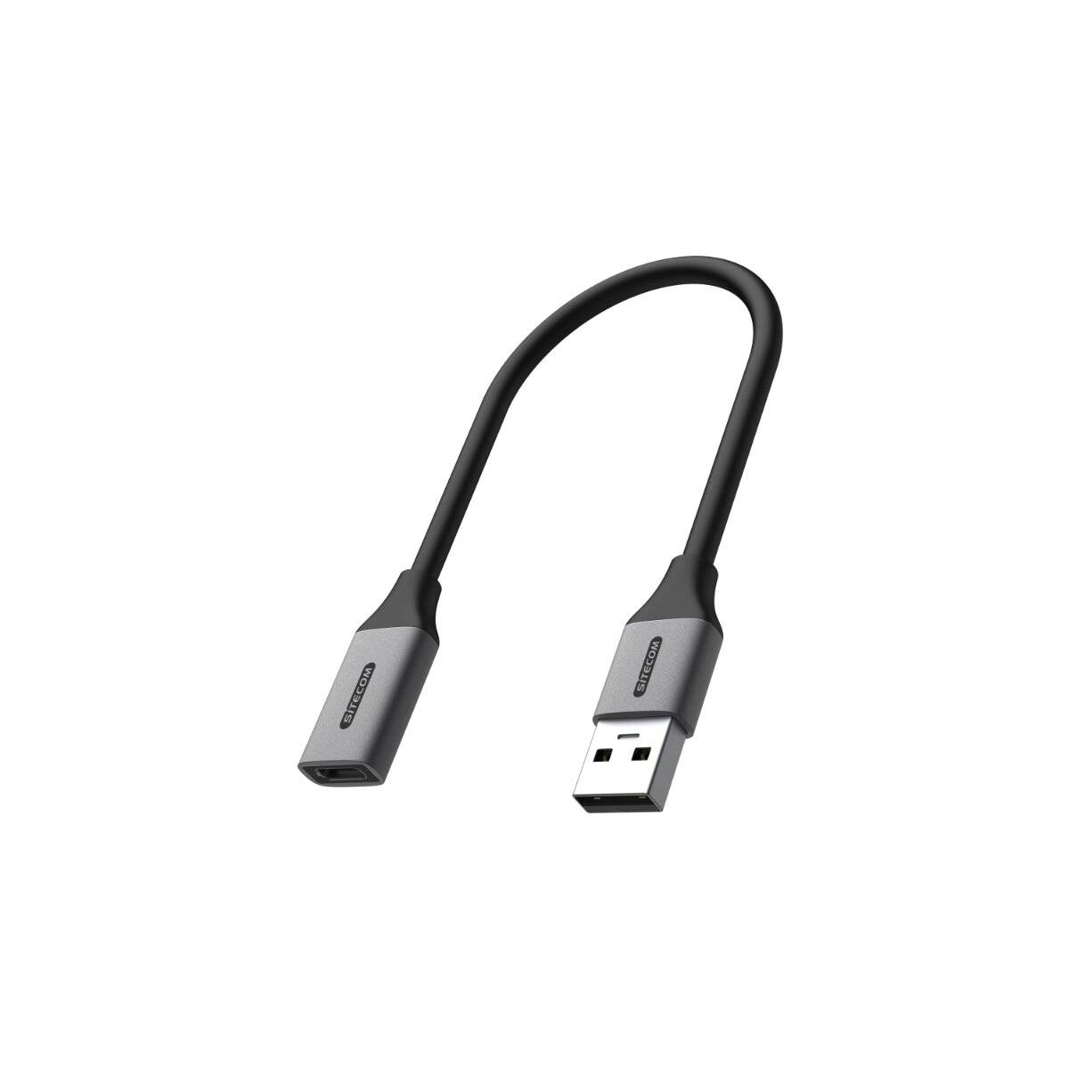 USB-A-zu-USB-C-Adapter mit Kabel (15?cm, 5 Gbit/s)