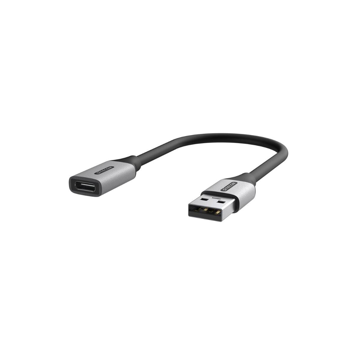 USB-A-zu-USB-C-Adapter mit Kabel (15?cm, 5 Gbit/s)