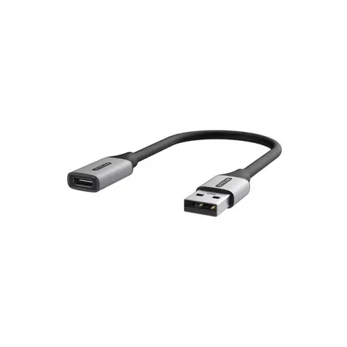 USB-A-zu-USB-C-Adapter mit Kabel (15?cm, 5 Gbit/s) USB-A-zu-USB-C-Adapter mit Kabel (15?cm, 5 Gbit/s)