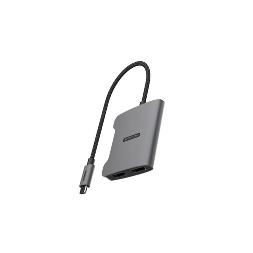 USB-C-zu-Dual-HDMI-Adapter (2× HDMI 2.0, 4K 60?Hz, 30?cm Kabel) USB-C-zu-Dual-HDMI-Adapter (2× HDMI 2.0, 4K 60?Hz, 30?cm Kabel)
