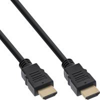 INLINE - HDMI Kabel - HDMI-High Speed mit Ethernet - St/St - schwarz - 0,5m