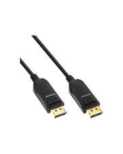 InLine DisplayPort 2.1 AOC Kabel UHBR schwarz 20m Digital/Display/Video Video/Analog 20 m Glasfaser LWL