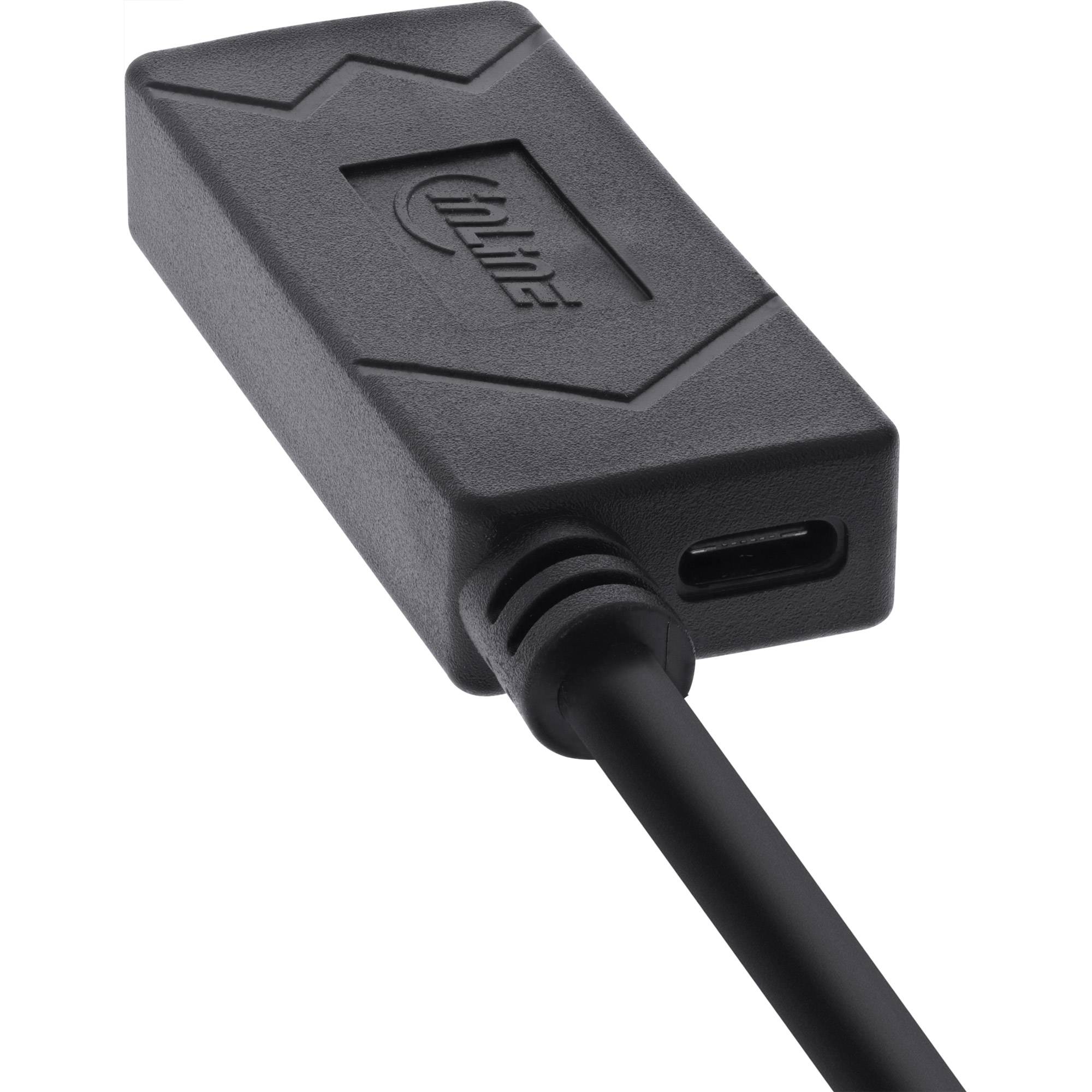 INLINE - USB 2.0 Aktiv-Verlängerung - USB-A Stecker/Buchse - 10m