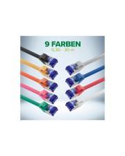 InLine Patchkabel Slim Cat.6A S/FTP TPE LSZH flexibel PoE grau 30m Strom/Netzteil CAT 6a FTP PIMF SFTP 30 m low-smoke zero-halogen Kupferdraht