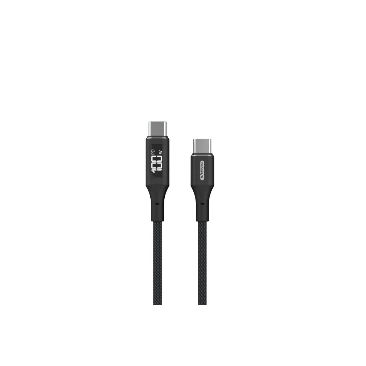 Sitecom USB-C-zu-USB-C-Stromkabel mit LED-Anzeige 150 cm