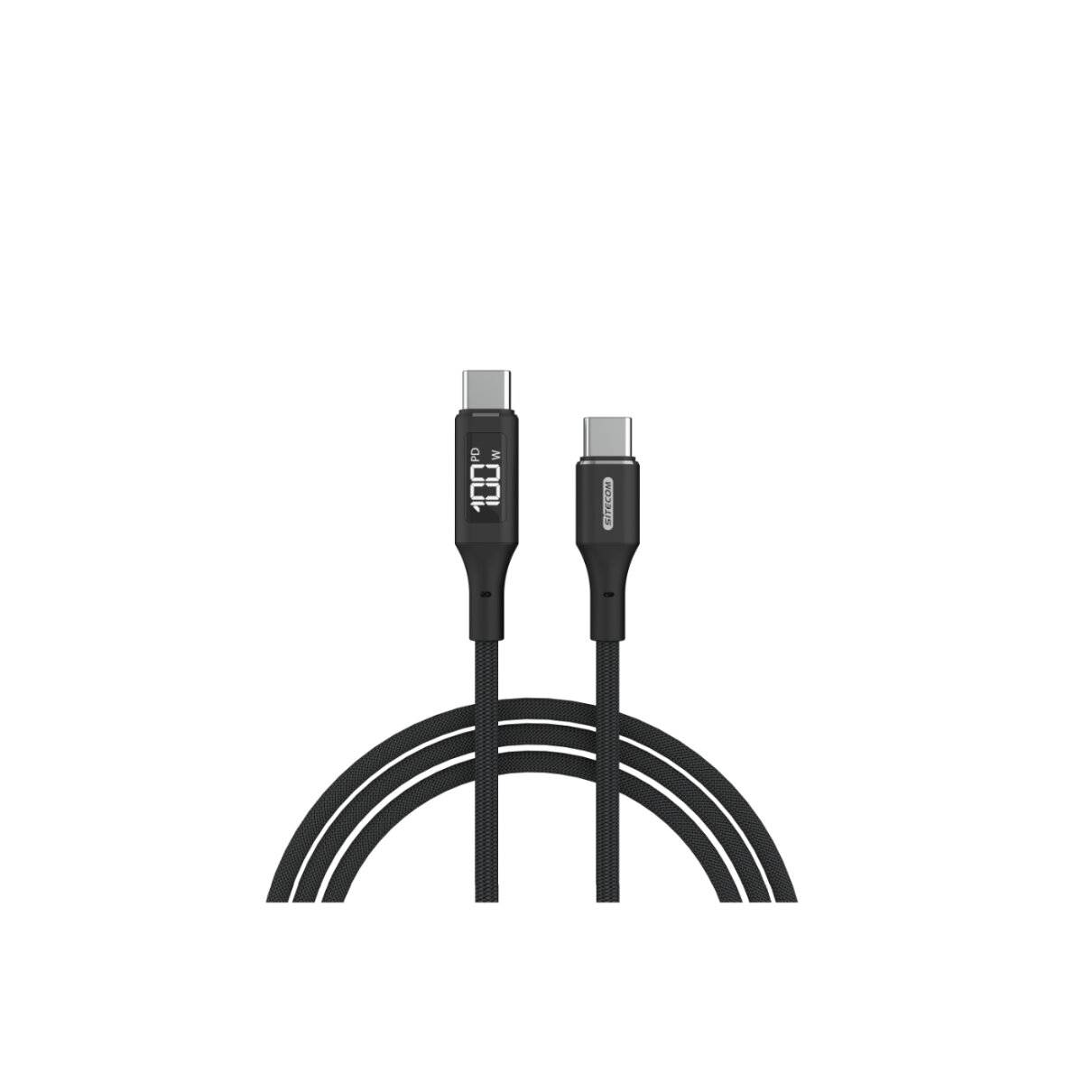 Sitecom USB-C-zu-USB-C-Stromkabel mit LED-Anzeige 150 cm