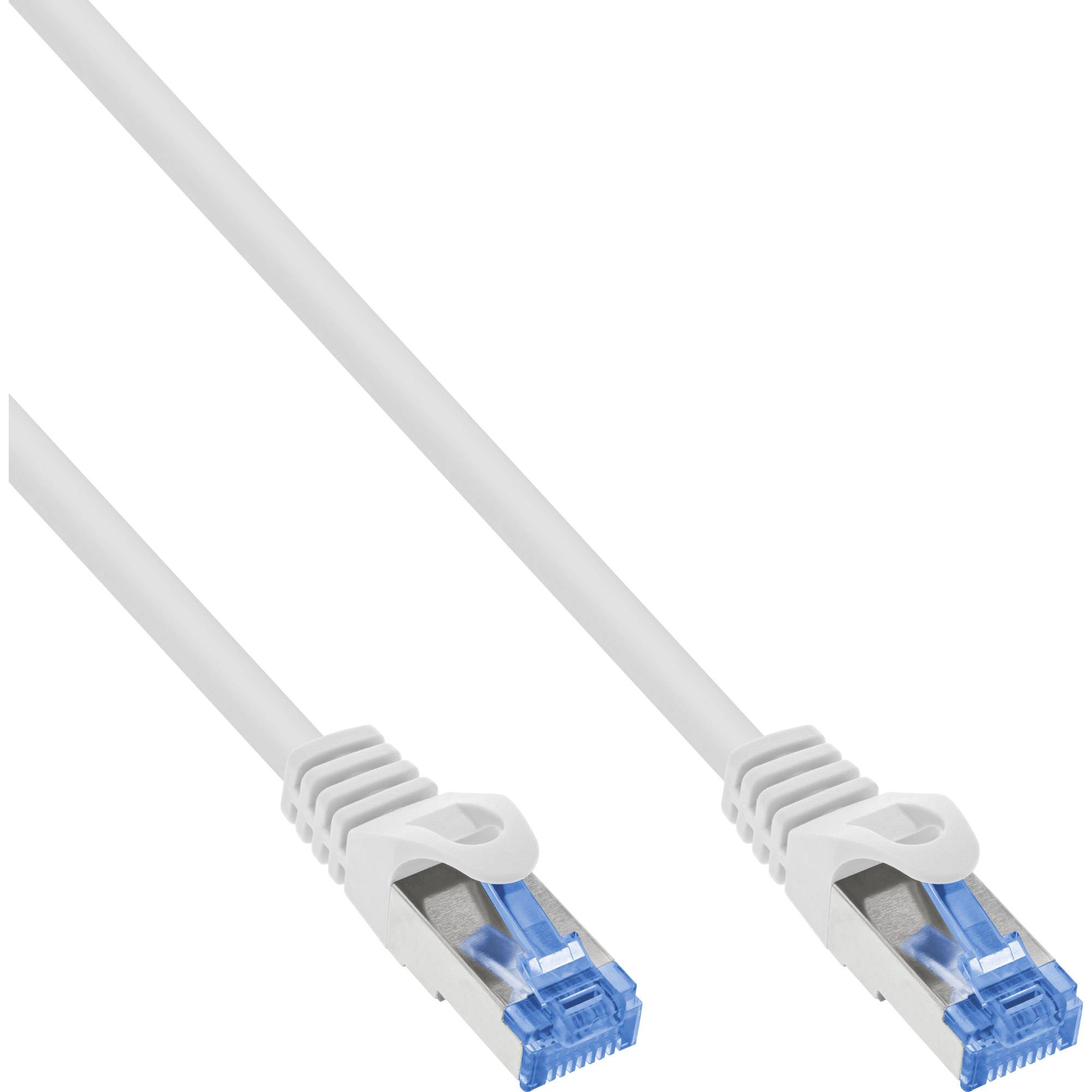 INLINE - Patchkabel - Cat.6A - S/FTP - TPE flexibel - weiß - 30m