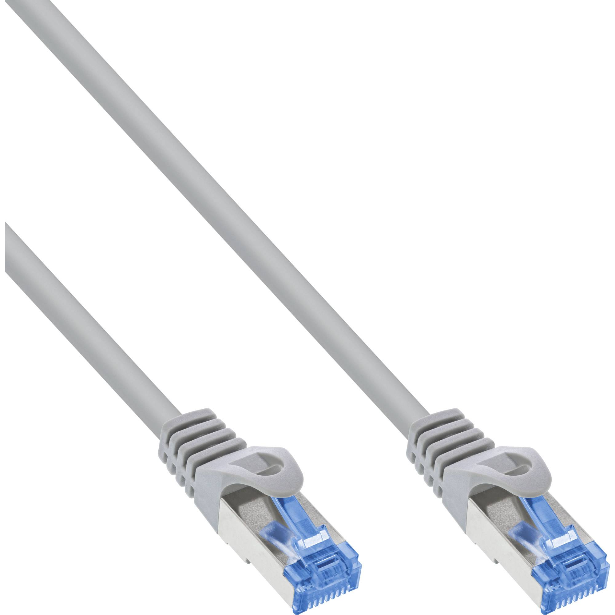 INLINE - Patchkabel - Cat.6A - S/FTP - TPE flexibel - grau - 2m